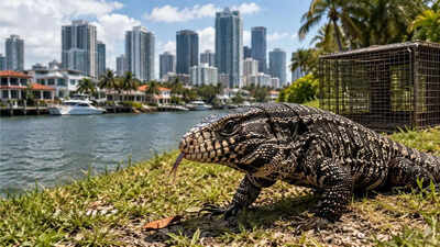 Some of the biggest states in the US, home to several tech billionaires, are racing to stop spread of 4-foot-long lizards as June and July are …