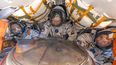 Us Russian Astronauts Return To Earth: US, Russian astronauts return safely to Earth after 8-month mission aboard ISS