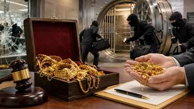Gold pledged for loan stolen in bank robbery: Borrower gets gold value plus Rs 88,362 for making charges and stones, Rs 40,000 compensation – how he won the case