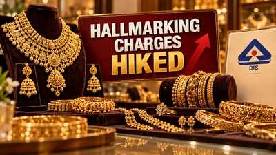 Gold hallmarking gets costlier by 67% as BIS raises fee from Rs 45 to Rs 75, silver stays at Rs 35; new rates take effect ahead of festive season