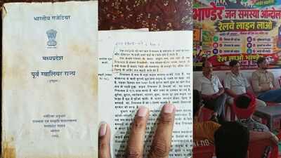 Buried 120 yrs under sands of time, fraying paper puts Bhander’s rly dream back on track | Bhopal News