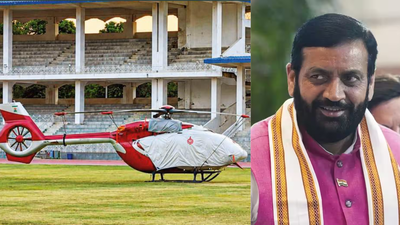 Haryana CM’s chopper parked in Gurgaon stadium, athletes lost access to tracks for 4 days | Gurgaon News